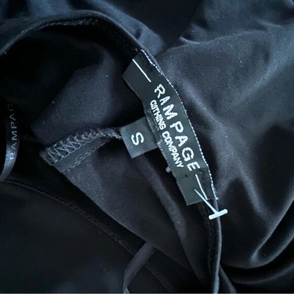 Rampage Halter Dress Vintage Y2K Sz. Small Whimsigoth Sexy Coquette Babydoll - Picture 7 of 8